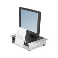 Monitor Riser Plus, 19 7-8 X 14 1-16 X 6 1-2, Black-silver