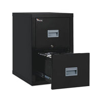 Patriot Insulated Two-drawer Fire File, 17.75w X 25d X 27.75h, Black