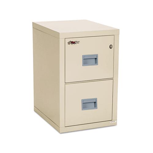 Turtle Two-drawer File, 17.75w X 22.13d X 27.75h, Ul Listed 350° For Fire, Parchment