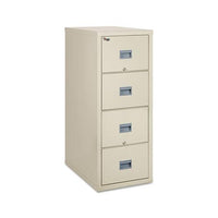 Patriot Insulated Four-drawer Fire File, 20.75w X 31.63d X 52.75h, Parchment