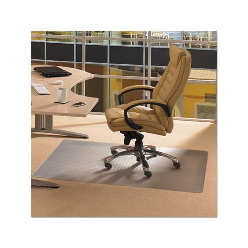 Cleartex Advantagemat Phthalate Free Pvc Chair Mat For Low Pile Carpet, 53 X 45, Clear