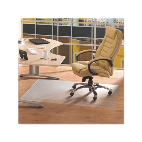 Cleartex Advantagemat Phthalate Free Pvc Chair Mat For Hard Floors, 53 X 45, Clear