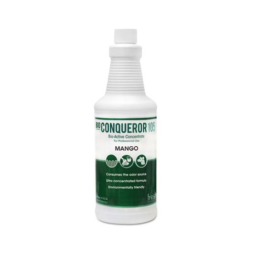 Bio Conqueror 105 Enzymatic Odor Counteractant Concentrate, Mango, 32 Oz, 12-carton