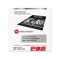 Ultraclear Thermal Laminating Pouches, 5 Mil, 9" X 11.5", Gloss Clear, 100-box