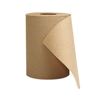 Hardwound Roll Towels, 1-ply, Brown, 8" X 300 Ft, 12 Rolls-carton