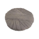 Radial Steel Wool Pads, Grade 0 (fine): Cleaning & Polishing, 17 In Dia, Gray