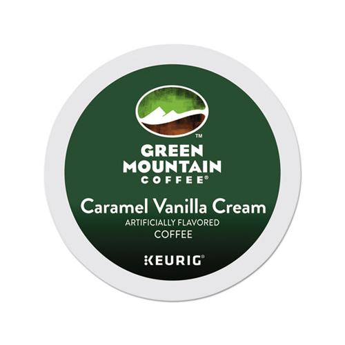 Caramel Vanilla Cream Coffee K-cups, 96-carton