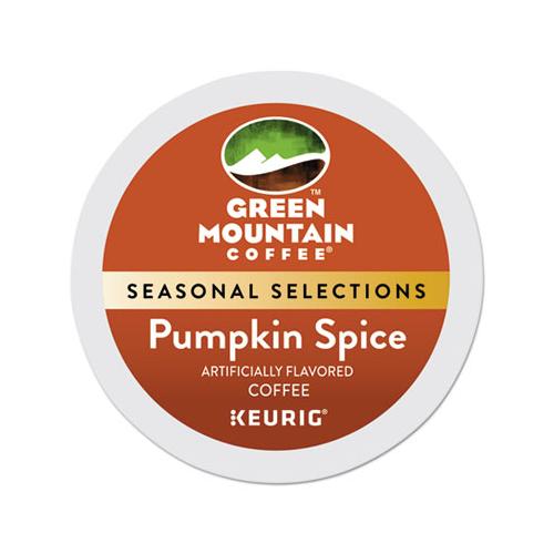 Fair Trade Certified Pumpkin Spice Flavored Coffee K-cups, 96-carton