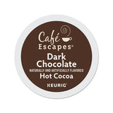 Dark Chocolate Hot Cocoa K-cups, 24-box, 4 Box-carton