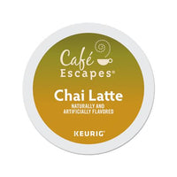 Café Escapes Chai Latte K-cups, 96-carton