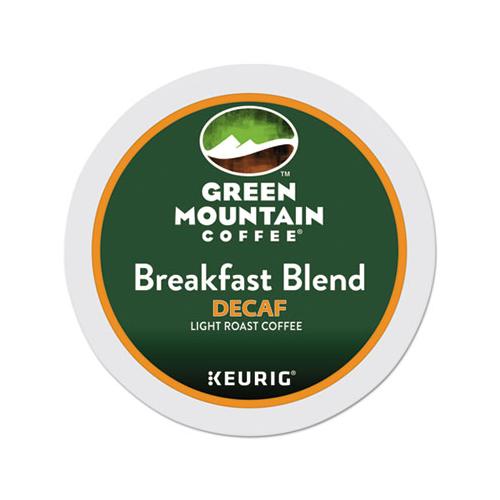 Breakfast Blend Decaf Coffee K-cups, 96-carton