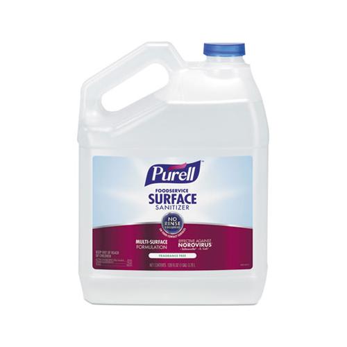 Foodservice Surface Sanitizer, Fragrance Free, 1 Gal Bottle