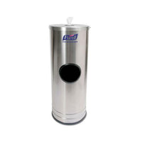 Dispenser Stand For Sanitizing Wipes, Holds 1500 Wipes, 10.25 X 10.25 X 14.5, Stainless Steel