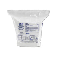 Hand Sanitizing Wipes, 6" X 8", White, Fresh Citrus Scent, 1200-refill Pouch, 2 Refills-carton