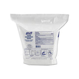 Hand Sanitizing Wipes, 6" X 8", White, Fresh Citrus Scent, 1200-refill Pouch, 2 Refills-carton