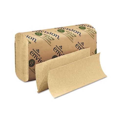 Pacific Blue Basic M-fold Paper Towels, 9.2 X 9.4, Brown, 250-pack, 16 Packs-carton