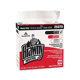 Medium Weight Hef Shop Towels, 9 1-8 X 16 1-2, 100-box, 5 Boxes-carton