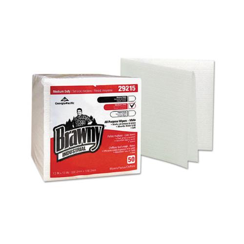 Medium Duty Airlaid 1-4-fold Wipers, 13 X 13, 50-pack, 16-carton