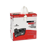 Brawny Industrial Lightweight Shop Towel, 9 1-10" X 12 1-2", White, 200-box