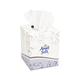 Premium Facial Tissue, 2-ply, White, Cube Box, 96 Sheets-box