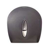 Jumbo Jr. Bathroom Tissue Dispenser, Single Roll, 10.6" X 5.4" X 11.3", Translucent Smoke