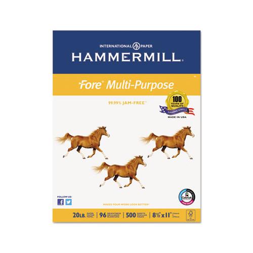 Fore Multipurpose Print Paper, 96 Bright, 20lb, 8.5 X 11, White, 500 Sheets-ream, 10 Reams-carton