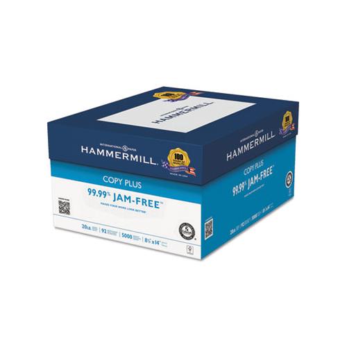 Copy Plus Print Paper, 92 Bright, 20 Lb, 8.5 X 14, White, 500 Sheets-ream, 10 Reams-carton