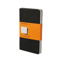 Cahier Journal, Narrow Rule, Black Cover, 5.5 X 3.5, 64 Sheets, 3-pack