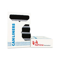 Linear Low Density Can Liners With Accufit Sizing, 32 Gal, 0.9 Mil, 33" X 44", Black, 100-carton