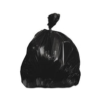 Linear Low-density Can Liners, 56 Gal, 0.7 Mil, 43" X 47", Black, 100-carton