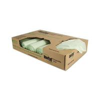 Biotuf Compostable Can Liners, 32 Gal, 1 Mil, 34" X 48", Green, 100-carton