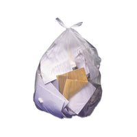 High-density Waste Can Liners, 45 Gal, 12 Microns, 40" X 48", Natural, 250-carton