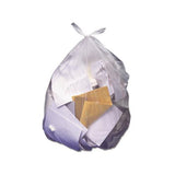 High-density Waste Can Liners, 45 Gal, 12 Microns, 40" X 48", Natural, 250-carton