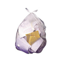 High-density Waste Can Liners, 56 Gal, 22 Microns, 43" X 48", Natural, 150-carton