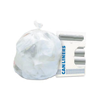 High-density Waste Can Liners, 56 Gal, 16 Microns, 43" X 48", Natural, 200-carton