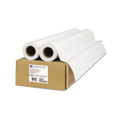 Universal Adhesive Vinyl, 2" Core, 36" X 66 Ft, Vinyl White, 2-pack