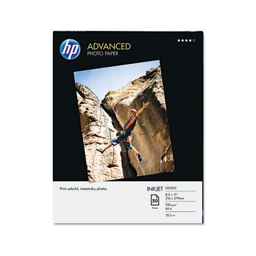 Advanced Photo Paper, 10.5 Mil, 8.5 X 11, Glossy White, 50-pack