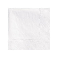 Beverage Napkins, 2-ply 9 1-2 X 9 1-2, White, Embossed, 1000-carton