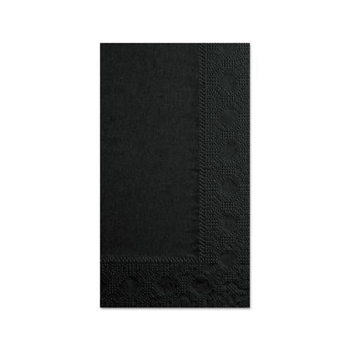 Dinner Napkins, 2-ply, 15 X 17, Black, 1000-carton