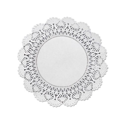 Cambridge Lace Doilies, Round, 8", White, 1000-carton