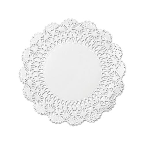 Cambridge Lace Doilies, Round, 12", White, 1000-carton