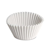 Fluted Bake Cups, 2.25" Diameter X 1.88"h, White, 500-pack, 20 Pack-carton