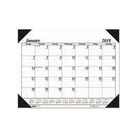 Recycled One-color Refillable Monthly Desk Pad Calendar, 22 X 17, 2021