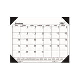 Recycled One-color Refillable Monthly Desk Pad Calendar, 22 X 17, 2021