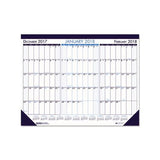 Three Month Desk Pad Calendar, 22 X 17, 2020-2022