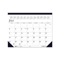 100% Recycled Academic Desk Pad Calendar, 18.5 X 13, 2020-2021