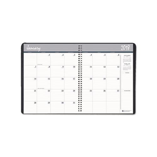 Recycled Ruled Monthly Planner, 14-month Dec.-jan., 11 X 8.5, Blue, 2020-2022