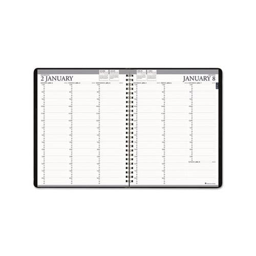 Recycled Professional Weekly Planner, 15-min Appointments, 11 X 8.5, Blue, 2021