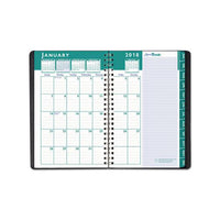 Recycled Express Track Weekly-monthly Appointment Book, 8 X 5, Black, 2021-2022