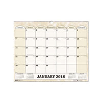 Recycled Monthly Horizontal Wall Calendar, 14.88 X 12, 2021